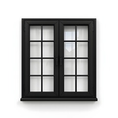 Obraz premium window frame on white background AI generative