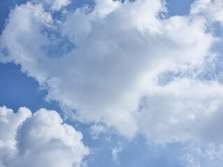 blue sky high shape outdoor group of white clouds background in summer gradient light beauty background. beautiful abstract  bright cloud and calm fresh wind air