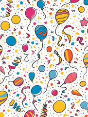 New Year and Christmas card, graphic advertising backgrounds in a doodle 2D illustrator style.