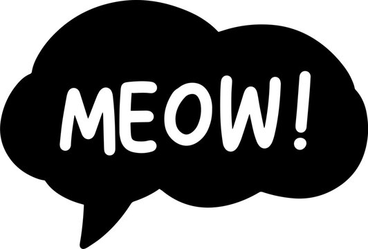 Meow pet dialogue voice icon