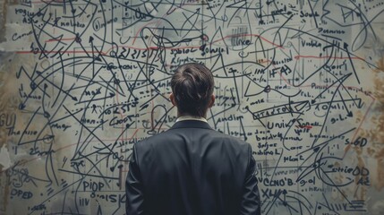 Busy and complex management or organization chaotic decision-making structure