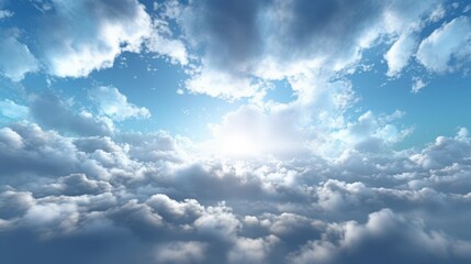 Obraz premium Clouds and Blue Sky