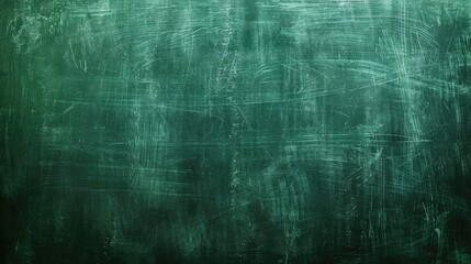 Fototapeta premium Chalk marks on a green chalkboard background create an abstract texture. Ideal for educational ideas.
