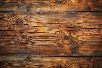 Obraz premium Weathered, distressed, and cracked, the old brown wood texture reveals a rich, dark, and grungy surface with visible knots and scratches, perfect for rustic designs.