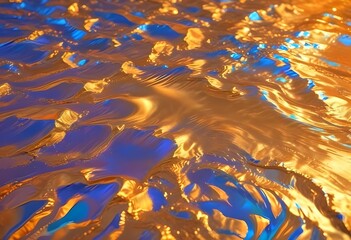 Fototapeta premium Water wave texture colorful texture gradient background