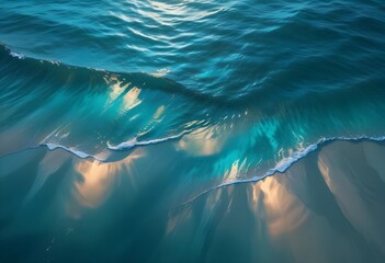 Fototapeta premium Water wave texture colorful texture gradient background