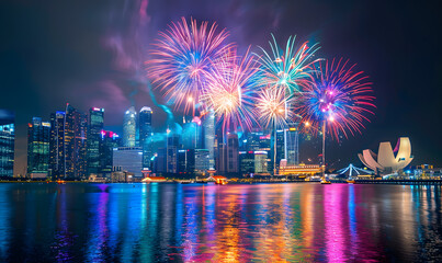 New Year and Christmas graphic advertising background