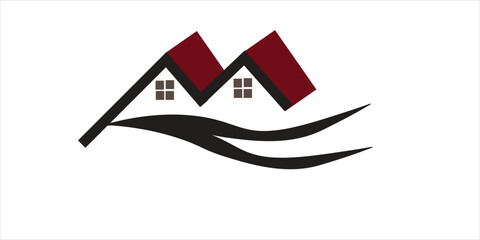 Collection set mockup roof with tile pattern isolated on white background with clipping path © Bang