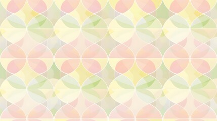 Fototapeta premium 4. A minimalist abstract pattern with simple, repeating circles in soft pastel tones, providing a clean and modern aesthetic. 
