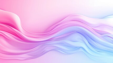 Naklejka premium A pink and blue wave with a purple background