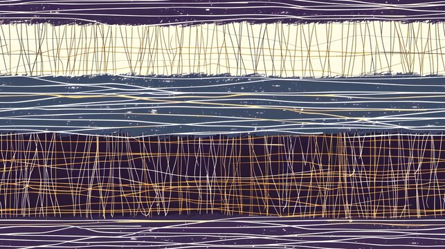 An abstract background with a mix of pencil scribbles and doodles in different shades of gray, creating a textured and layered effect. Copy space. 