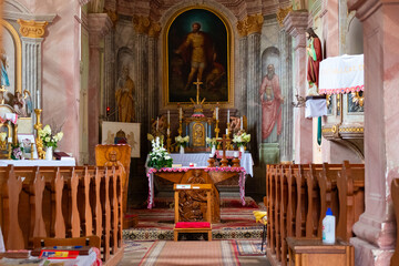 interior of church