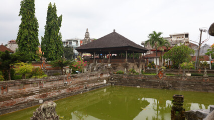 Obraz premium Pabellón Kertha Gorsa, Palacio de Klungkung, Bali, Indonesia