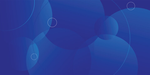 Abstract modern blue circles background. Modern minimal vector design template. geometric shapes background for web banner, flyer, poster, brochure, cover