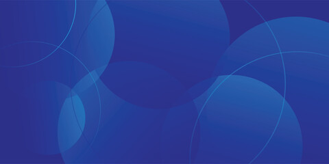 Abstract modern blue circles background. Modern minimal vector design template. geometric shapes background for web banner, flyer, poster, brochure, cover