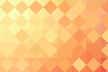 Mosaic peach pixel background. Gradient abstract tile background. Artistic puzzle background.