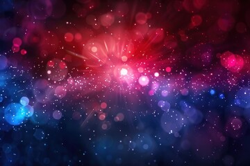 Obraz premium transparent red and blue light flare black background