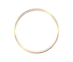 frame isolated on white, Realistic golden frame	