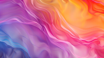 Obraz premium Vibrant abstract background with flowing colorful waves and dynamic patterns.generated by Ai.