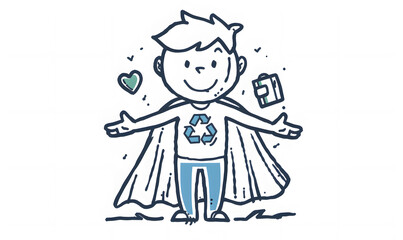 recycle and reuse products concept to keep the world green.