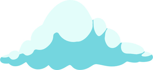 Hand drawn doodle vector illustration of Clouds