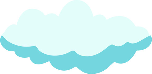 Hand drawn doodle vector illustration of Clouds