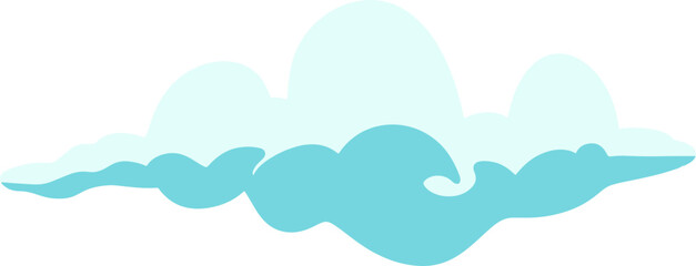 Hand drawn doodle vector illustration of Clouds