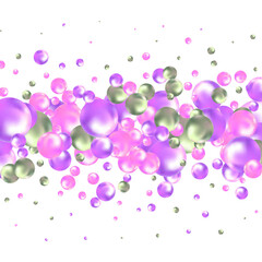 Abstract multicolored background with pearls. Modern festive illustration. Eps 10