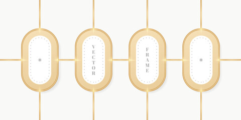 Vertical vintage frames. Frame template