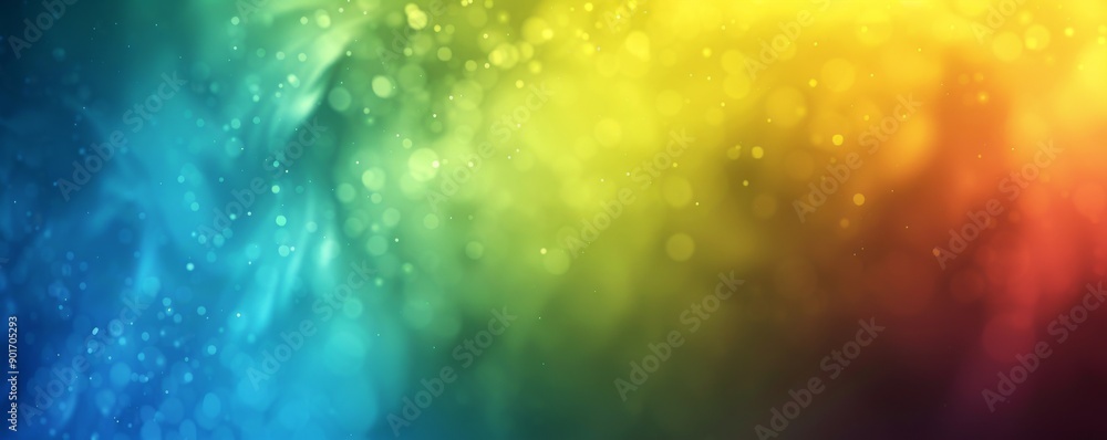 Aufkleber abstract colorful background with bokeh lights and gradient design