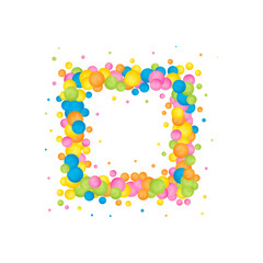 Colorful balls background. Vector background made with gradient meshes. Background design for banner, poster, flyer, card, postcard, cover, brochure. Eps 10