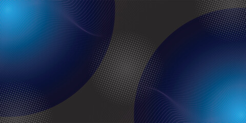 Abstract Waving Particle Technology Background Design.