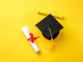 Concept of accomplishment and pride, as the graduate has completed their studies