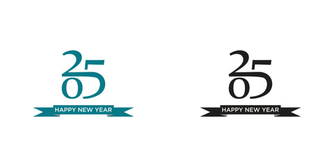 2025 logo design illustrations premium vector