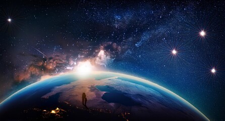 Obraz premium earth in space