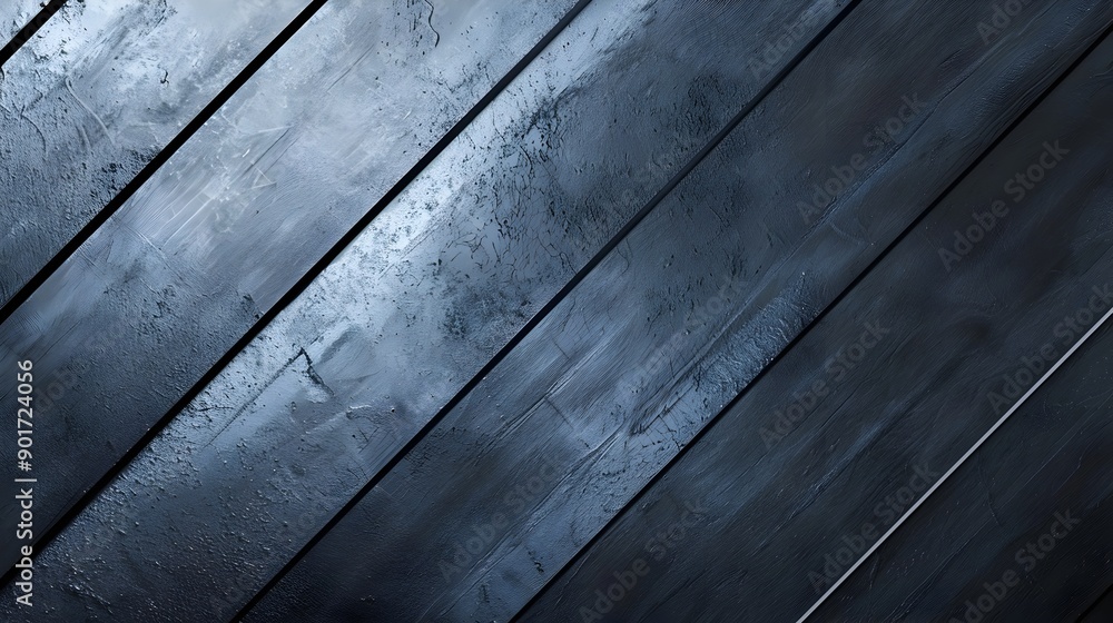 Poster brushed metallic texture with diagonal lines and subtle shine