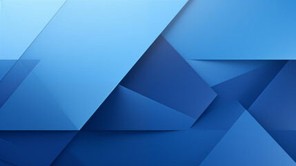 Obraz premium Angular cubic blue background