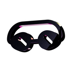 A stunning 3D icon with an elegant texture, perfect for adding sophistication to any project