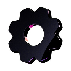 A stunning 3D icon with an elegant texture, perfect for adding sophistication to any project