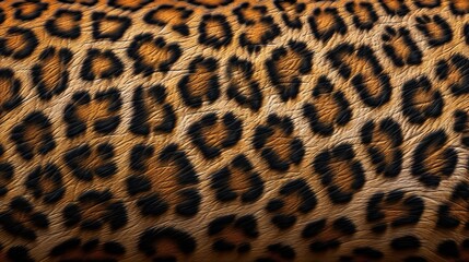 Naklejka premium Detailed 3D texture of leopard spots with rich colors animal themed sleek and detailed