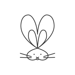 Safety for animals linear icon, animal protection editable stroke symbol.