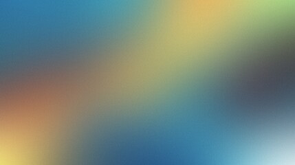 Soft colorful blur gradient background. A calming mix of blue, yellow, and orange hues blend seamlessly in this blurred backdrop, ideal for various design projects.