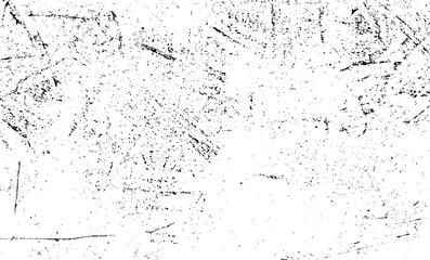 Scratched Grunge Urban Background Texture Vector. Dust Overlay Distress Grainy Grungy Effect. Distressed Backdrop Vector Illustration. Isolated Black on White Background. EPS 10.