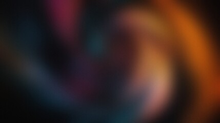 Colorful abstract blur background. This colorful abstract image features blurred hues of orange, blue, and purple on a dark backdrop, creating a vibrant and modern design.