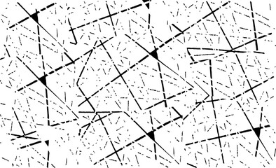 Scratched Grunge Urban Background Texture Vector. Dust Overlay Distress Grainy Grungy Effect. Distressed Backdrop Vector Illustration. Isolated Black on White Background. EPS 10.