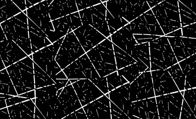 Scratched Grunge Urban Background Texture Vector. Dust Overlay Distress Grainy Grungy Effect. Distressed Backdrop Vector Illustration. Isolated Black on White Background. EPS 10.