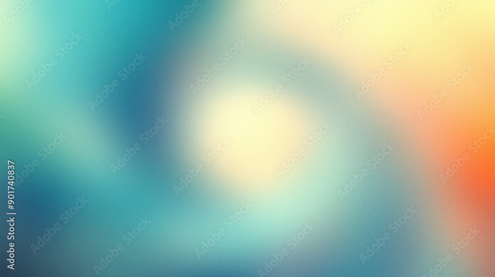 Aufkleber abstract background with blue and yellow swirl. a vibrant and dynamic backdrop featuring a swirling 
