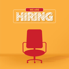 Vector we are hiring banner. Hiring recruitment design. We are hiring join our team announcement