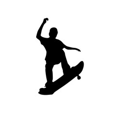 Templet design of skateboard logo and t-shirt