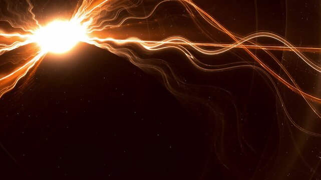 energievoller leuchtender Lichtschweif, Blitz, Energie, Reaktion, Spannung, Technik, Wissenschaft, Elektrizit&auml;t, Dynamik, Astrologie, Stern, futuristisch, , Hochspannung, Energieversorgung, goldgelb
